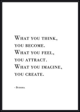 What you imagine | Buddha | Poster